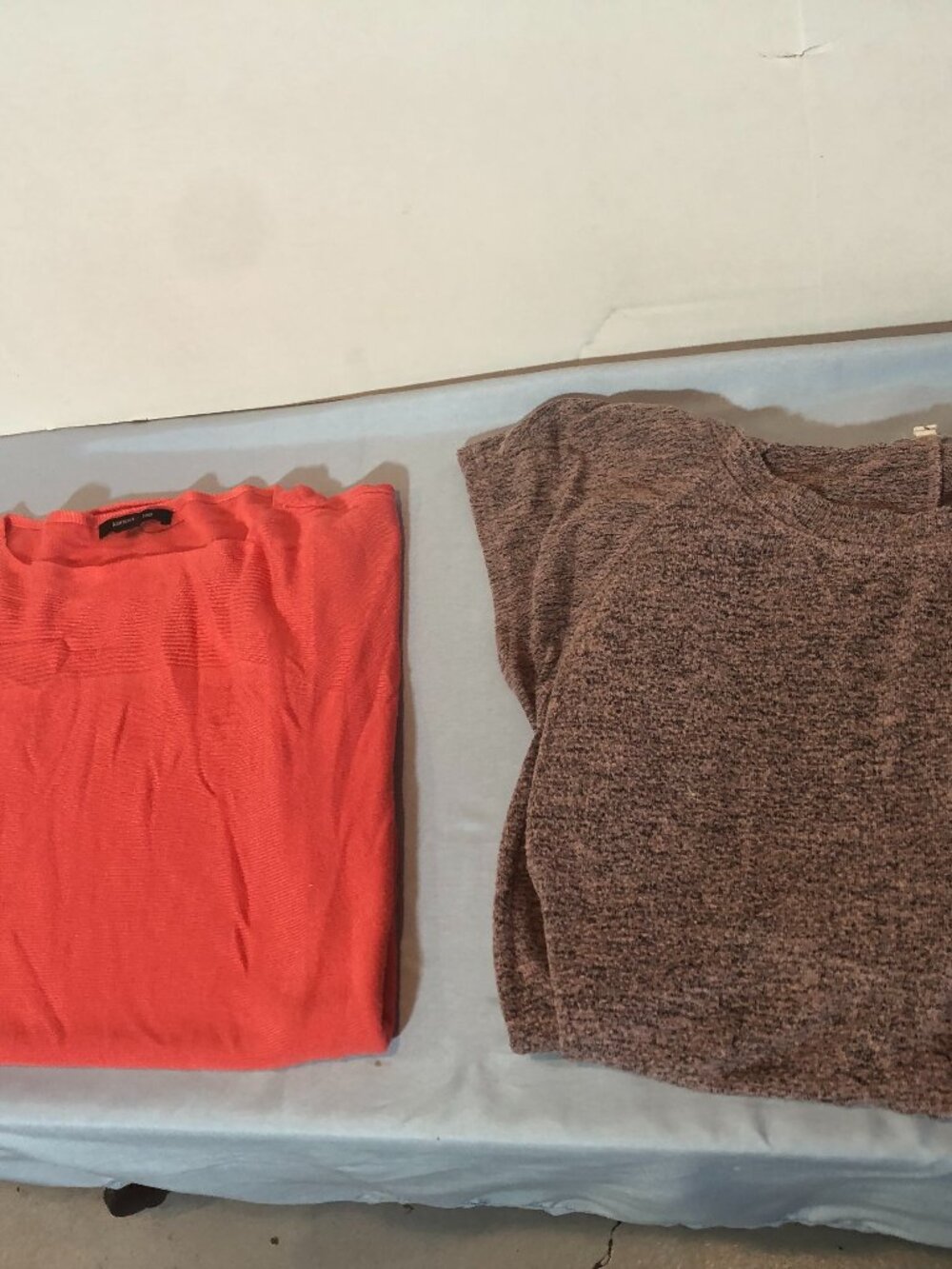 LOT of 2 Sweaters - Karissa Me LARGE & Maurices SMALL18.5 - 19" Pit to Pit